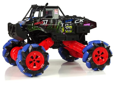 Auto Terenowe Drift Zdalnie Sterowane 1:16 Niebieskie 2.4G Obrót 360 Stopni Auto Terenowe Drift Zdalnie Sterowane 1:16 Niebieskie 2.4G Obrót 360 Stopni