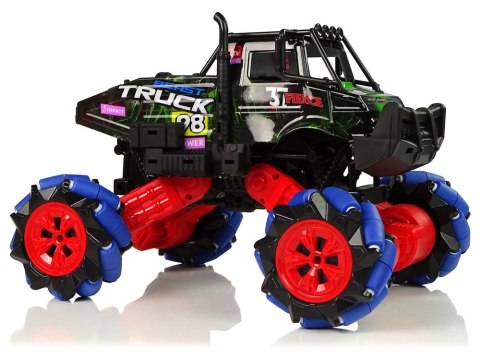 Auto Terenowe Drift Zdalnie Sterowane 1:16 Zielony 2.4G Obrót 360 Stopni Auto Terenowe Drift Zdalnie Sterowane 1:16 Zielony 2.4G Obrót 360 Stopni