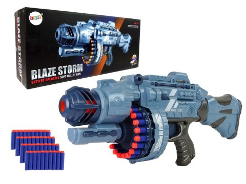 Duży Karabin Pistolet na Pociski Piankowe 40 szt. Obrotowy Magazynek Duży Karabin Pistolet na Pociski Piankowe 40 szt. Obrotowy Magazynek
