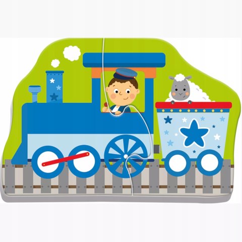 Puzzle Baby Classic pojazdy transportowe 1+ Trefl 36075