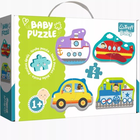 Puzzle Baby Classic pojazdy transportowe 1+ Trefl 36075