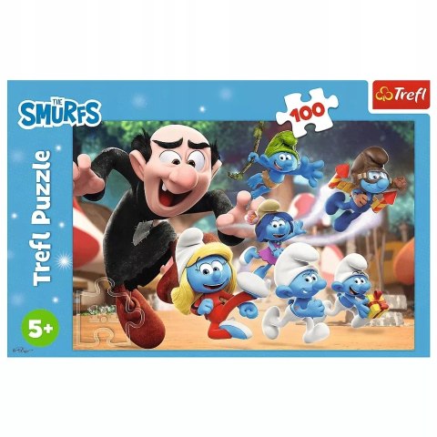 Puzzle Smerfy 100 el. Nauki Papy Smerfa Trefl 16481