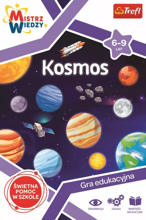 Gra dla dzieci edukacyjna Kosmos Mistrz Wiedzy Trefl 01956