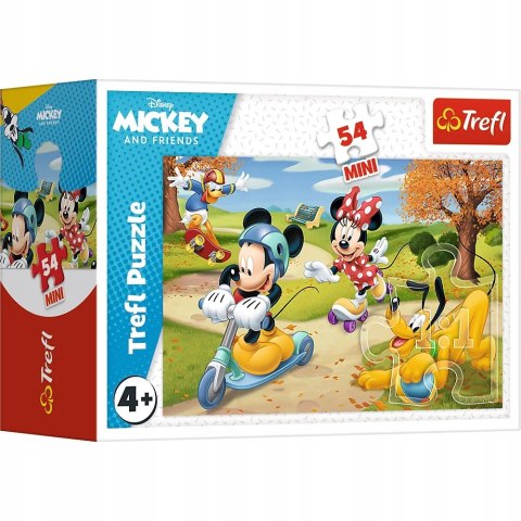 Puzzle 54 mini Mickey i przyjaciele 54 elementy Trefl 19713 Puzzle 54 mini Mickey i przyjaciele 54 elementy Trefl 19713