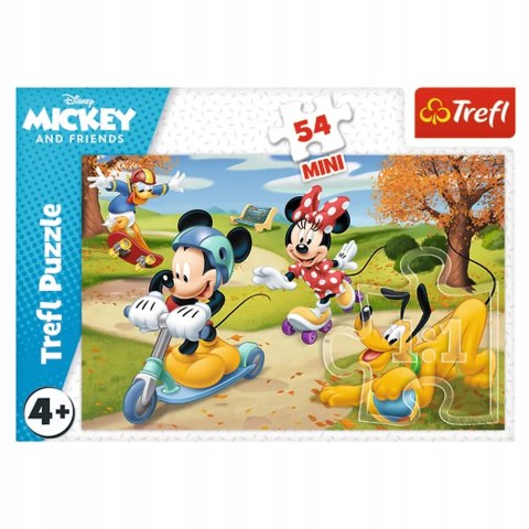 Puzzle 54 mini Mickey i przyjaciele 54 elementy Trefl 19713 Puzzle 54 mini Mickey i przyjaciele 54 elementy Trefl 19713