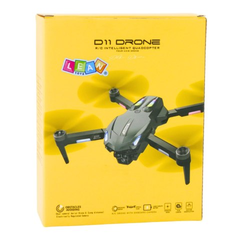 Dron D11 Zdalnie Sterowany Kamera HD WIFI Sterowanie Gestami Pilot Żółty Dron D11 Zdalnie Sterowany Kamera HD WIFI Sterowanie Gestami Pilot Żółty