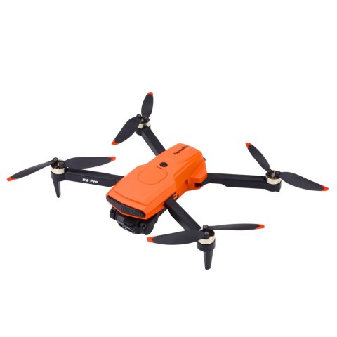 Dron D6 PRO Podwójna Kamera HD Światła LED Pomarańczowy Dron D6 PRO Podwójna Kamera HD Światła LED Pomarańczowy