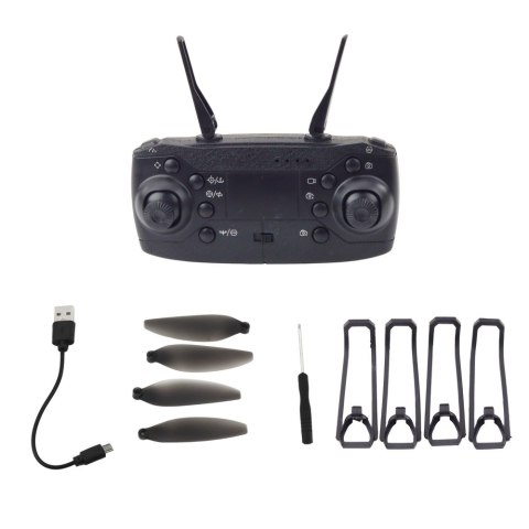 Dron Y329 Kamera HD WIFI Światła LED Aplikacja Czarny Karbonowy Dron Y329 Kamera HD WIFI Światła LED Aplikacja Czarny Karbonowy