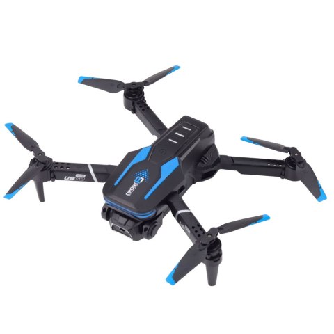 Dron Zdalnie Sterowany LU800 Kamera Światła LED Niebieski Dron Zdalnie Sterowany LU800 Kamera Światła LED Niebieski