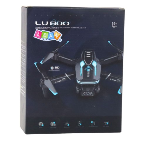 Dron Zdalnie Sterowany LU800 Kamera Światła LED Pomarańczowy Dron Zdalnie Sterowany LU800 Kamera Światła LED Pomarańczowy