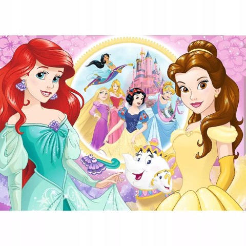 Puzzle 100 glitter brokatowe Disney Wspomnienia Belli i Arielki Trefl 14819 Puzzle 100 glitter brokatowe Disney Wspomnienia Belli i Arielki Trefl 14819