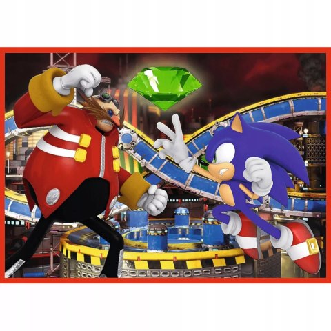 Puzzle 4w1 Sonic Przygody Sonica 4+ Trefl 34625