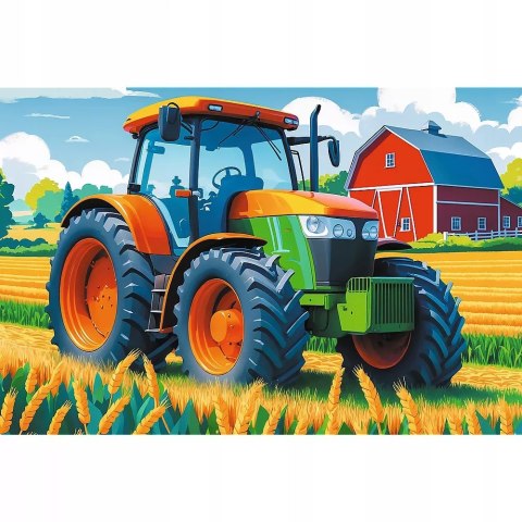 Puzzle 60 el. Pojazd rolnika traktor Trefl 16492