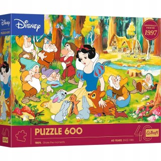 Puzzle 600 el. 40-lecie Trefl - Królewna Śnieżka 37603