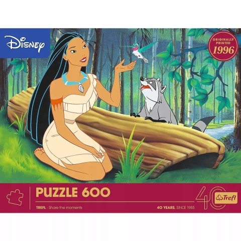 Puzzle 600 el. 40-lecie Trefl - Pocahontas Disney 37605