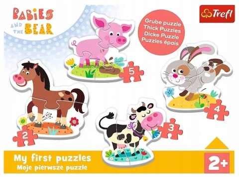 Puzzle Baby Classic na farmie 2+ Trefl 36127