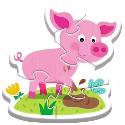 Puzzle Baby Classic na farmie 2+ Trefl 36127