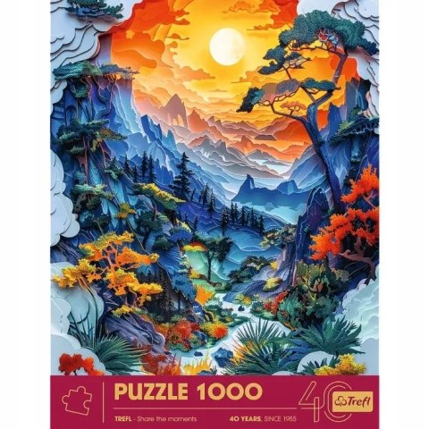 Puzzle z efektem 3D 1000 el. 40-lecie Dolina Trefl 40045