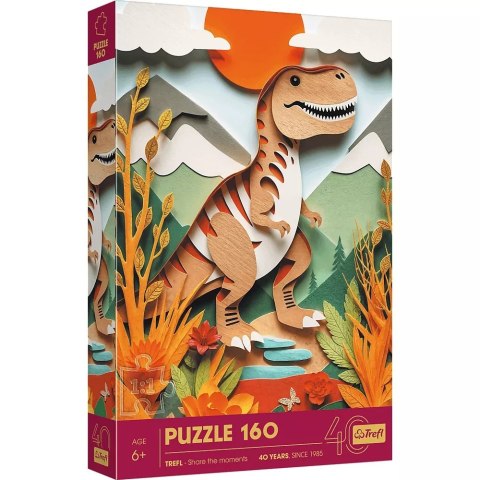 Puzzle z efektem 3D 160 el. 40-lecie Dinozaur Trefl 40048