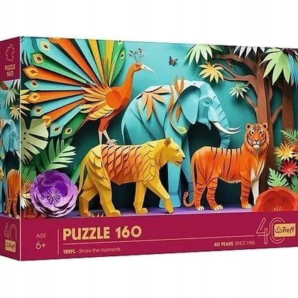Puzzle z efektem 3D 160 el. 40-lecie Dżungla Trefl 40051