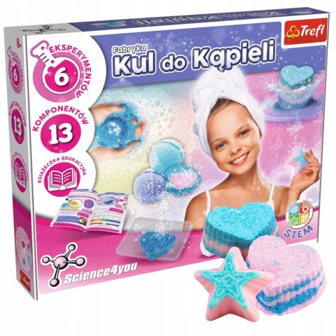 Fabryka kul do kąpieli 8+ zestaw edukacyjny Science4YOU Trefl 61096 Fabryka kul do kąpieli 8+ zestaw edukacyjny Science4YOU Trefl 61096