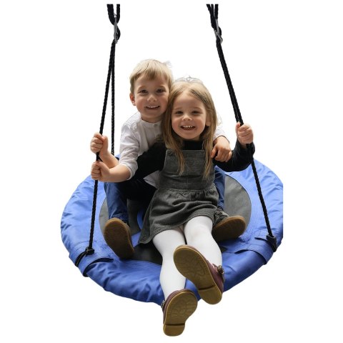 Huśtawka Ogrodowa Bocianie Gniazdo Dla Dzieci Niebieska 80cm Huśtawka Ogrodowa Bocianie Gniazdo Dla Dzieci Niebieska 80cm