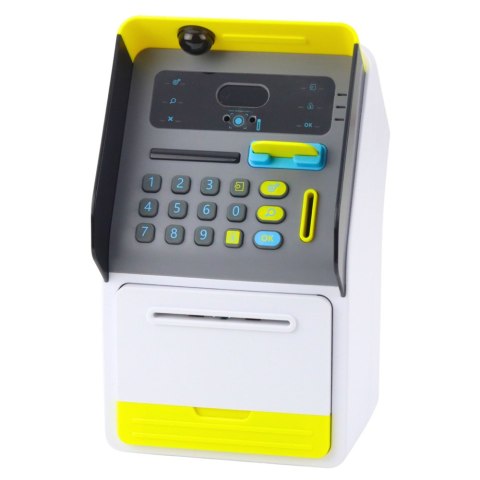 Bankomat Sejf Skarbonka Kod PIN Karta Bankomatowa Żółty Bankomat Sejf Skarbonka Kod PIN Karta Bankomatowa Żółty