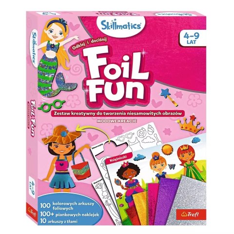 Skillmatics Foil Fun zestaw kreatywny Modowe Kreacje Trefl 62605