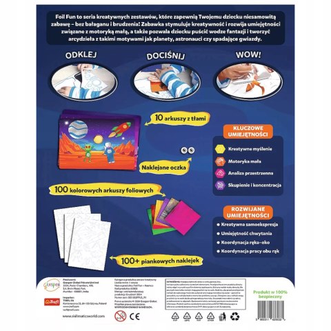 Skillmatics Foil Fun zestaw kreatywny kosmos Trefl 62603