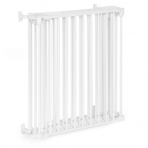 Bramka kojec barierka ochronna dla dzieci i zwierząt 5 paneli 60 cm metal biały ECOTOYS Bramka kojec barierka ochronna dla dzieci i zwierząt 5 paneli 60 cm metal biały ECOTOYS