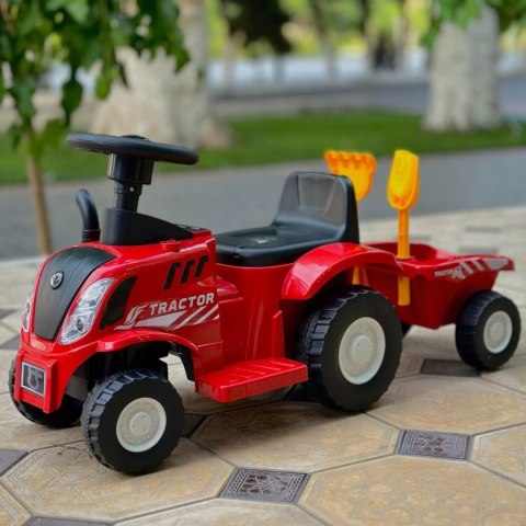 Jeżdzik traktor z przyczepą dla dzieci dźwięki Z220C