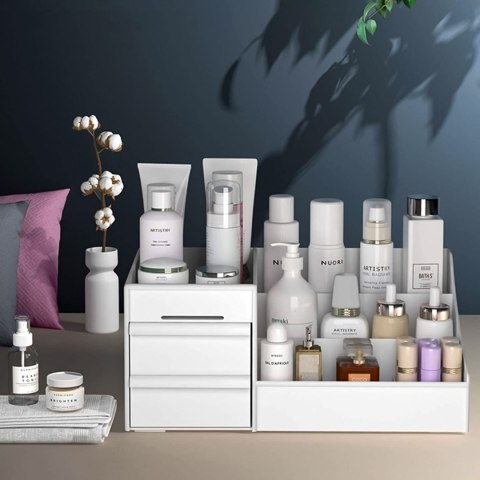 Organizer na biżuterię kosmetyki miejsce na akcesoria biurowe ModernHome
