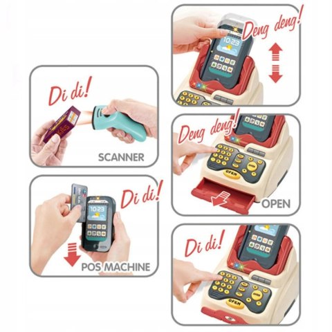 Supermarket wózek na zakupy waga czytnik 668-78