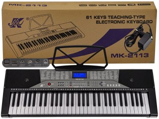 Keyboard MK-2113 Organy, 61 Klawiszy, Zasilacz Przecena 3