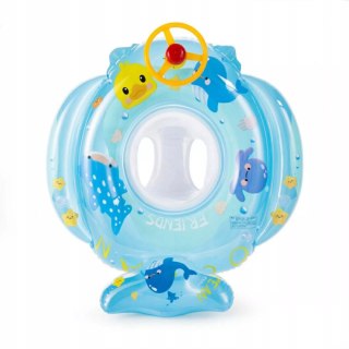 Kółko koło ponton dla dzieci do pływania kierownica 310N
