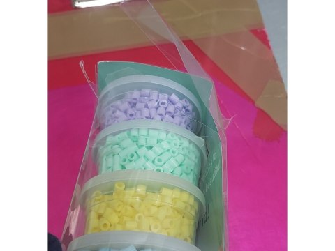 Koraliki Do Prasowania 3000szt, Prasowanki, Do Prasowanek, 6 Kolorów, Zapas - PASTELOWE KOLORY MIX Przecena 1