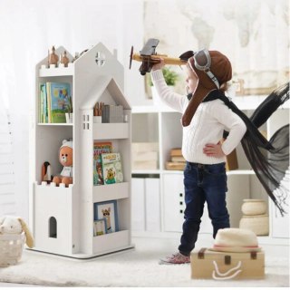 Obrotowy Regał Zamek 360° | Bajkowy Mebel do Pokoju Dziecka