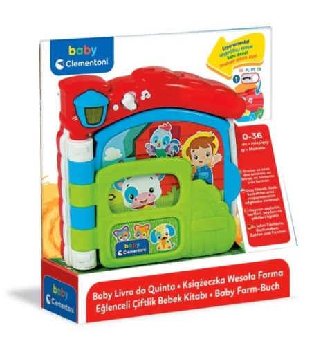 Interaktywna Książeczka Edukacyjna Farma Język Polski i Niemiecki Clementoni 17652