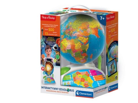 Interaktywny Edukacyjny Globus Eduglobus Język Polski Clementoni 50847