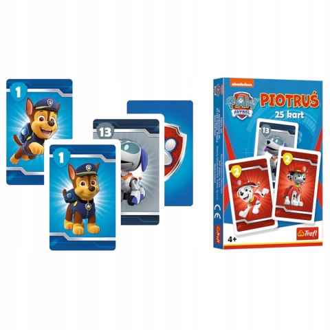 5 x Karty Piotruś Paw Patrol Psi patrol Trefl 08513