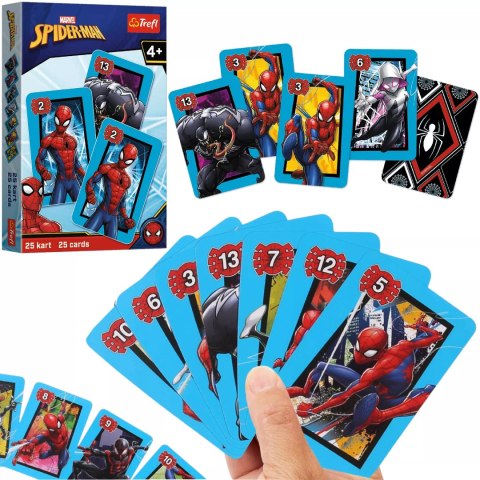 5 x Karty Piotruś Spiderman Disney Marvel +4 Trefl 08498
