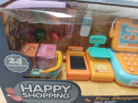 Edukacyjna sklepowa kasa fiskalna - mikrofon, waga, czytnik, akcesoria Przecena 2