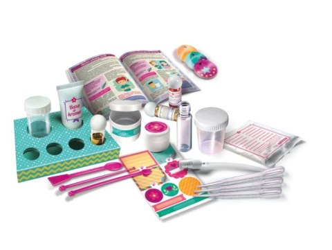 Naukowa Zabawa Laboratorium Kosmetyków Krem Sól do Kąpieli Kosmetyki Język Polski Clementoni 50891