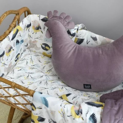 Poduszka Kura Babci Dany Velvet FRENCH LAVENDER - La Millou