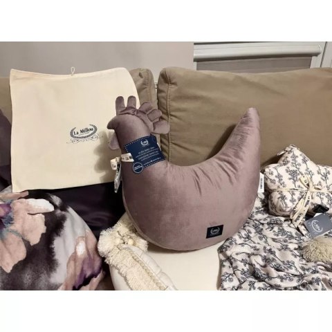 Poduszka Kura Babci Dany Velvet FRENCH LAVENDER - La Millou