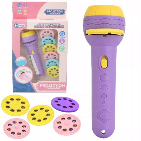 Projektor do rysowania z latarką - zestaw do malowania z obrazkami 888-7606