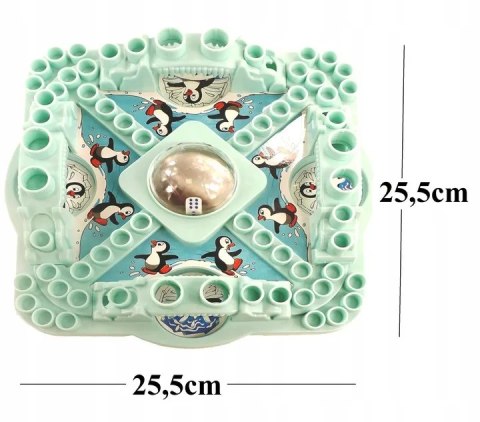 Zimowa gra planszowa Chińczyk zwierzątka 70736