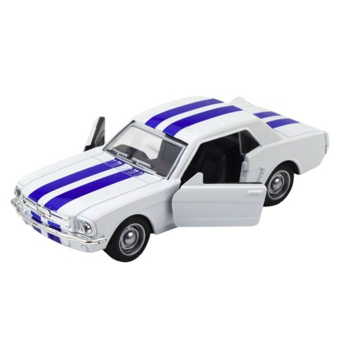 Autko Klasyczne Z Napędem Pull-Back Metalowe Otwierane Drzwi 1:32 Mix