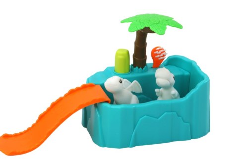 Zestaw Artystyczny Malowanie Dinozaurów Wanna Zjeżdżalnia Figurki Pisaki