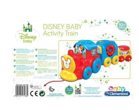 Zestaw Pociąg Lokomotywa Wagoniki Myszka Miki Baby Disney Clementoni 17168